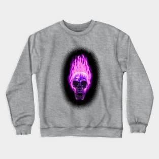 Flaming skull Crewneck Sweatshirt